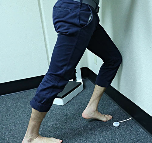 DF wall test heel up crop